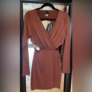 Sexy Surplice Back Cut Out Dress